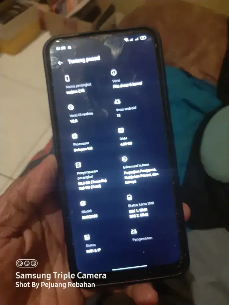 Realme C15 Ram 4/128 Normal Siap Pakai