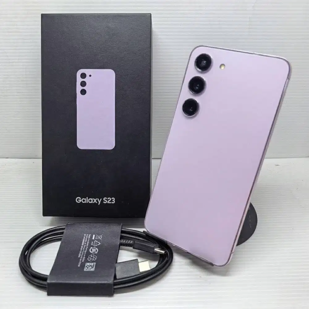 FULLSET SAMSUNG GALAXY S23 PLUS 5G 8/256 LAVENDER SEIN MULUS NO MINUS