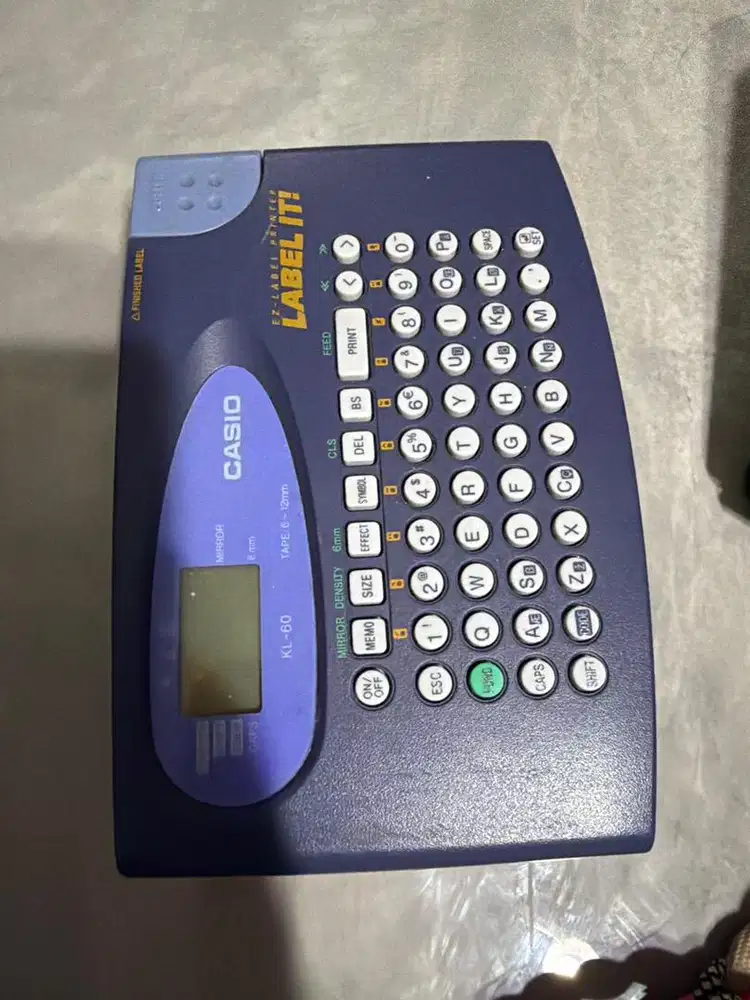 Label it merk casio