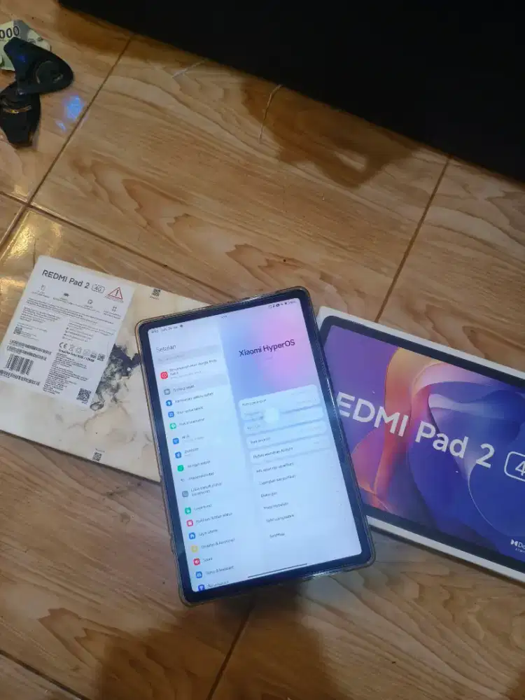 redmi pad 2 4G ram 6/128gb fullset normal semua