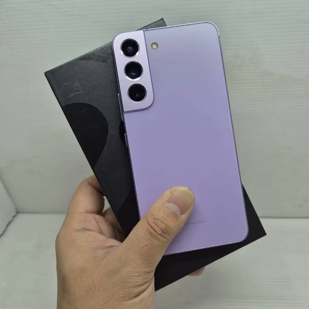 LIKE NEW RARE SAMSUNG GALAXY S22 BORA PURPLE 8/256 NO MINUS FULLSET GR