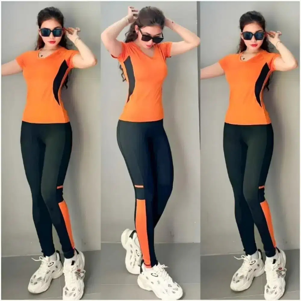 TERLARIS ‼️SETELAN BAJU SENAM WANITA AEROBIC TERBARU‼️