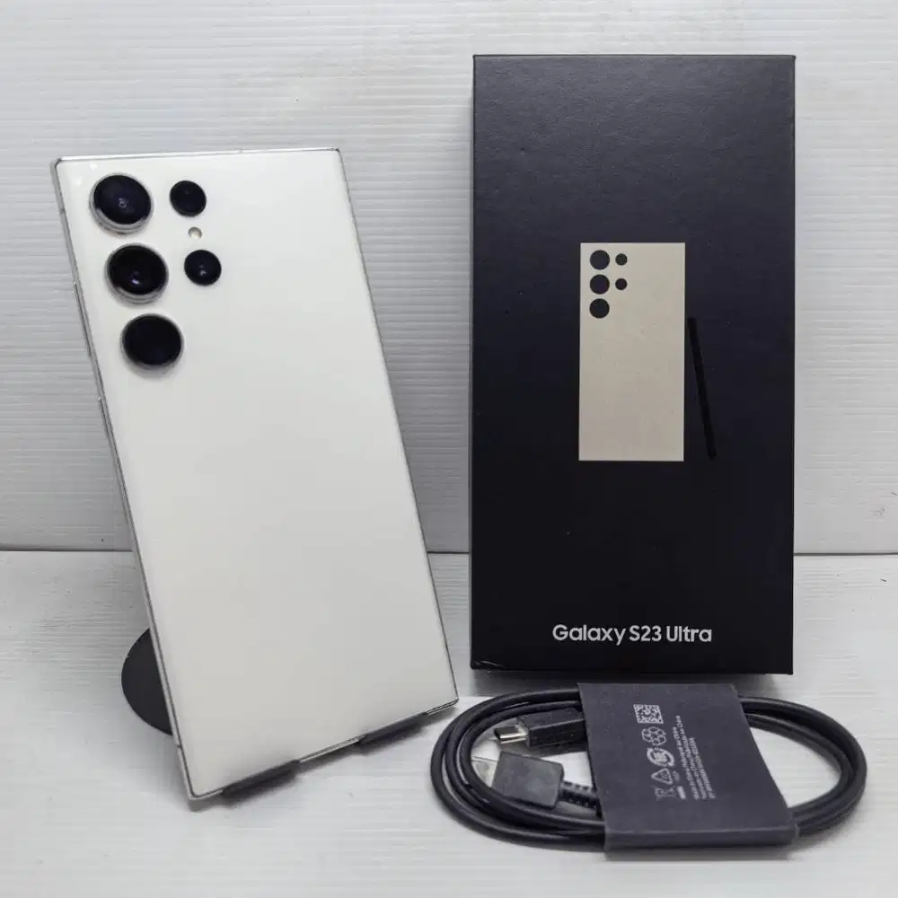 HOT SALE! FULLSET SAMSUNG GALAXY S23 ULTRA 5G 12/256 SEIN RESMI  CREAM