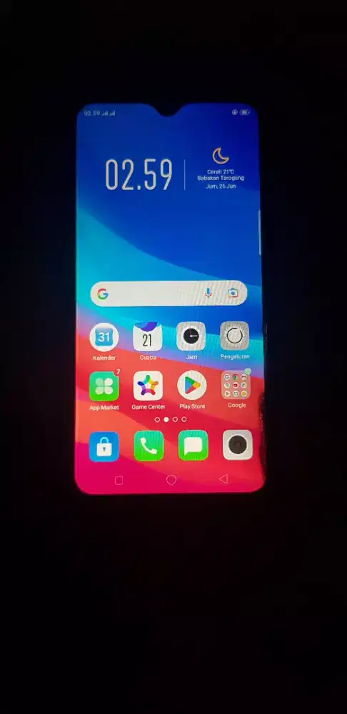 Oppo A5s batangan tanpa cas an