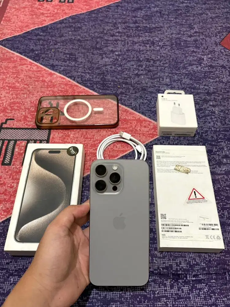 Iphone 15 promax 256gb natural ibox