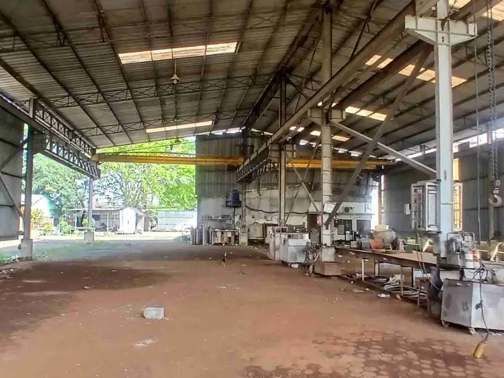 Disewakan Gudang Terbuka atau Workshop Siap Pakai (Baru Selesai Masa Sewa) Di Bantar Gebang. Kota Bekasi
