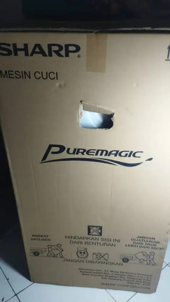 Mesin cuci 2 tabung merk sharp