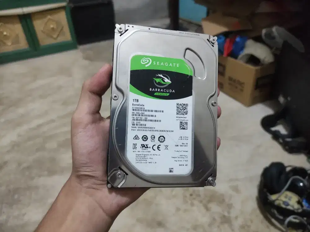 Hdd/hardisk 3,5 inch pc/cctv, seagate 1tb/1 terabyte, sentinel 100%