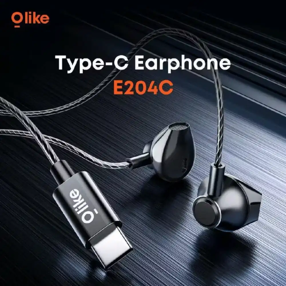 Promo headset kabel type C Olike E204C