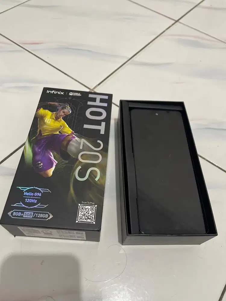 Jual infinix HOT 20S ram8/128GB bekas siap pakai