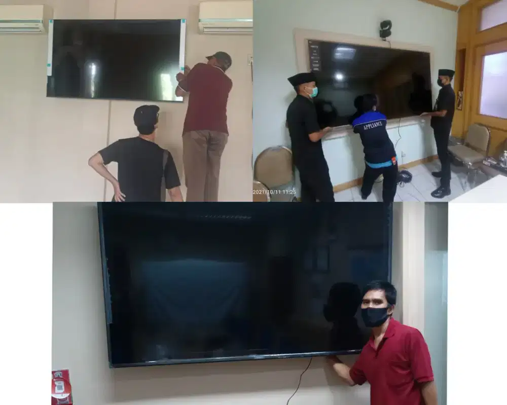 Braket +pasang atau jasa pasang terima rapih breket bracket led tv