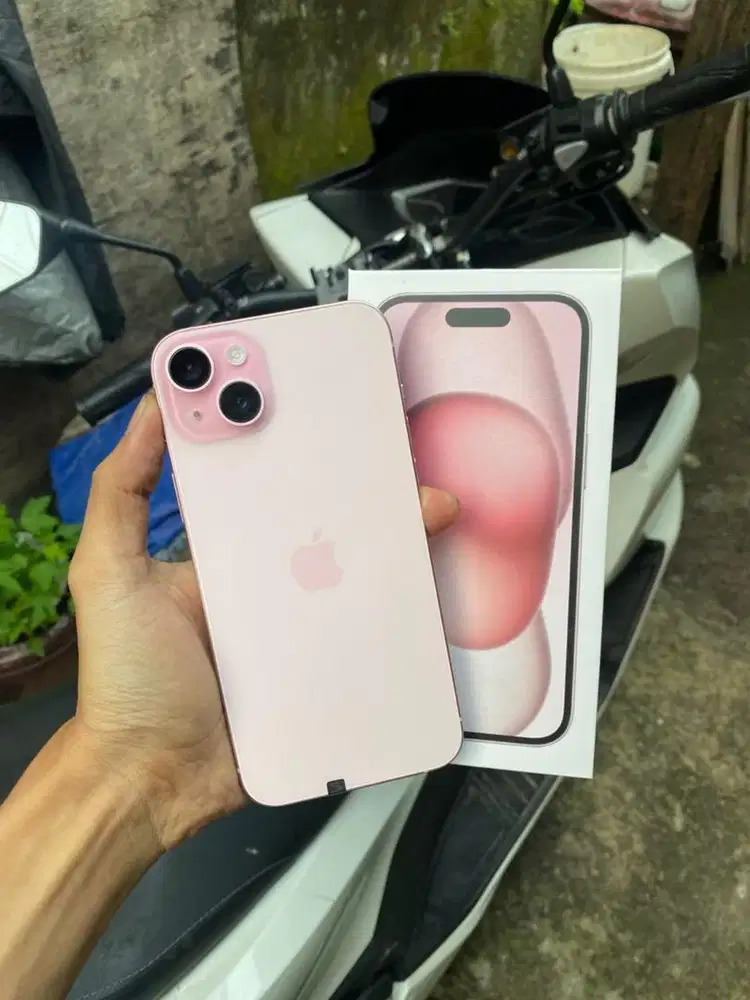 Iphone 15 Plus Pink 128 Fullset Inter All Opp