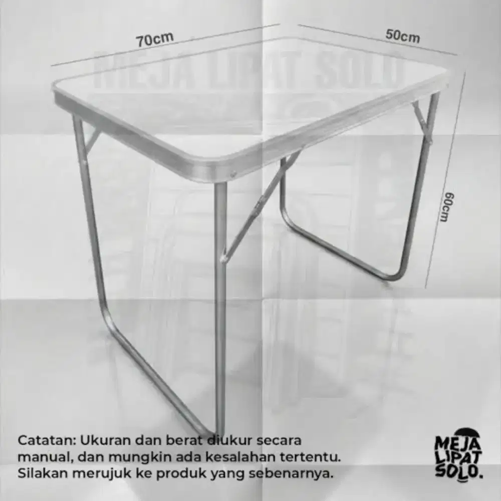 Meja Baru Minus ukuran kecil 70 x 50 x 60cm