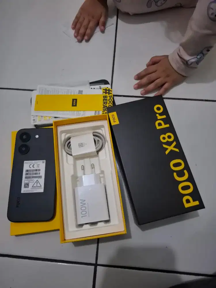 poco x8 pro ram 12/512 gb second fullset ori