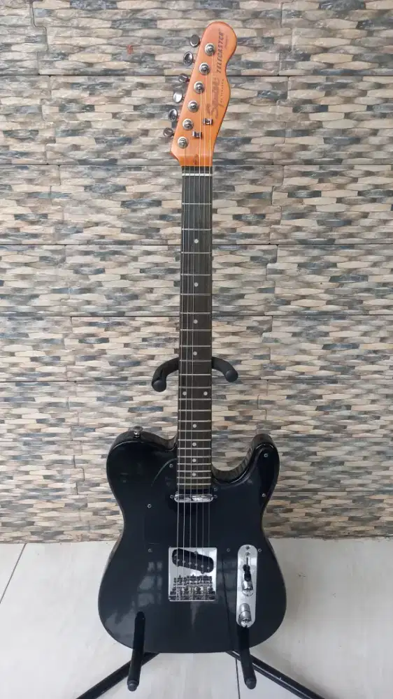 Gitar Squier Telecaster Standard Series Original Hitam Mulus