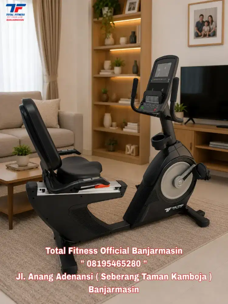 Recumbent Bike Komersil Standar Tempat Gym