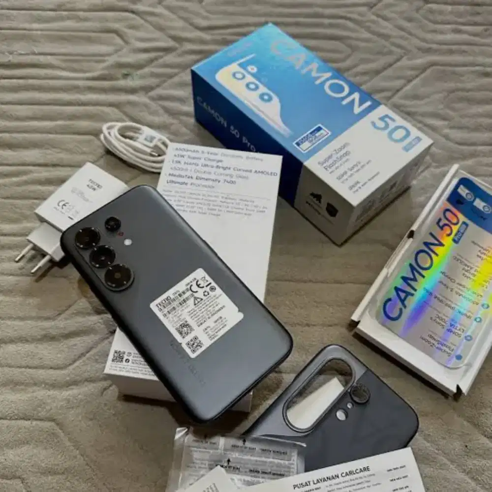 TECNO CAMON 50 PRO 5G RAM 8/256 FULLSET LIKE NEW