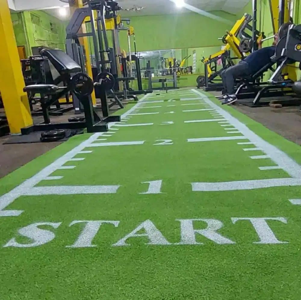 Artificial Grass Gym Mat Floor Polos For Trainning karpetu alas gym