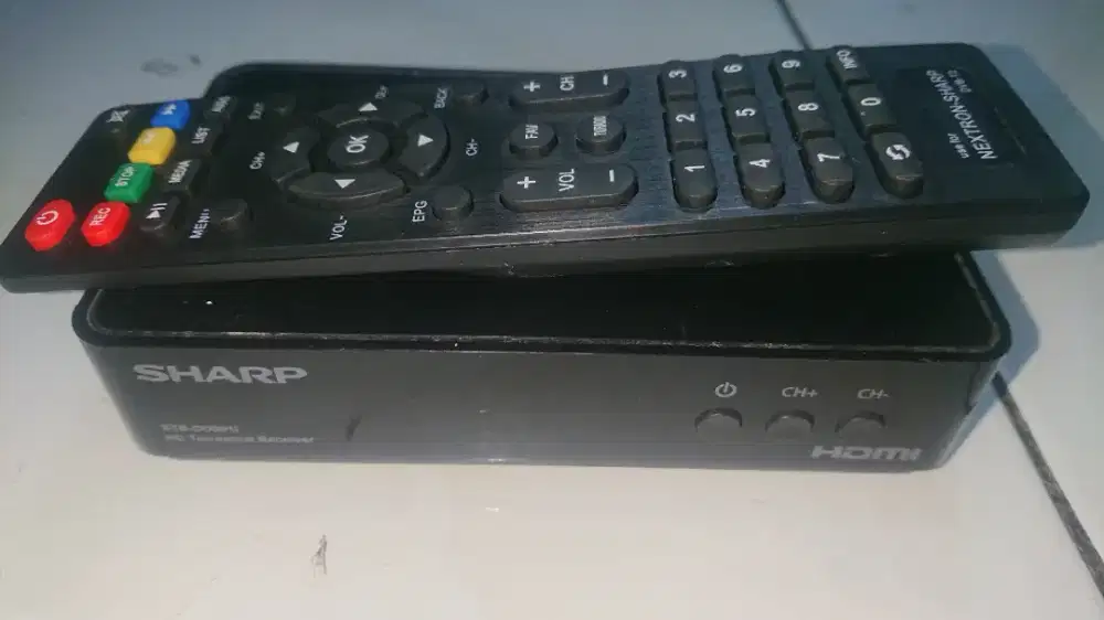 Stb Dvbt2 sharp dd001i bekas normal