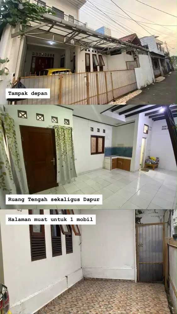 Sewa Rumah Dekat Stasiun Cawang 6 Bulan