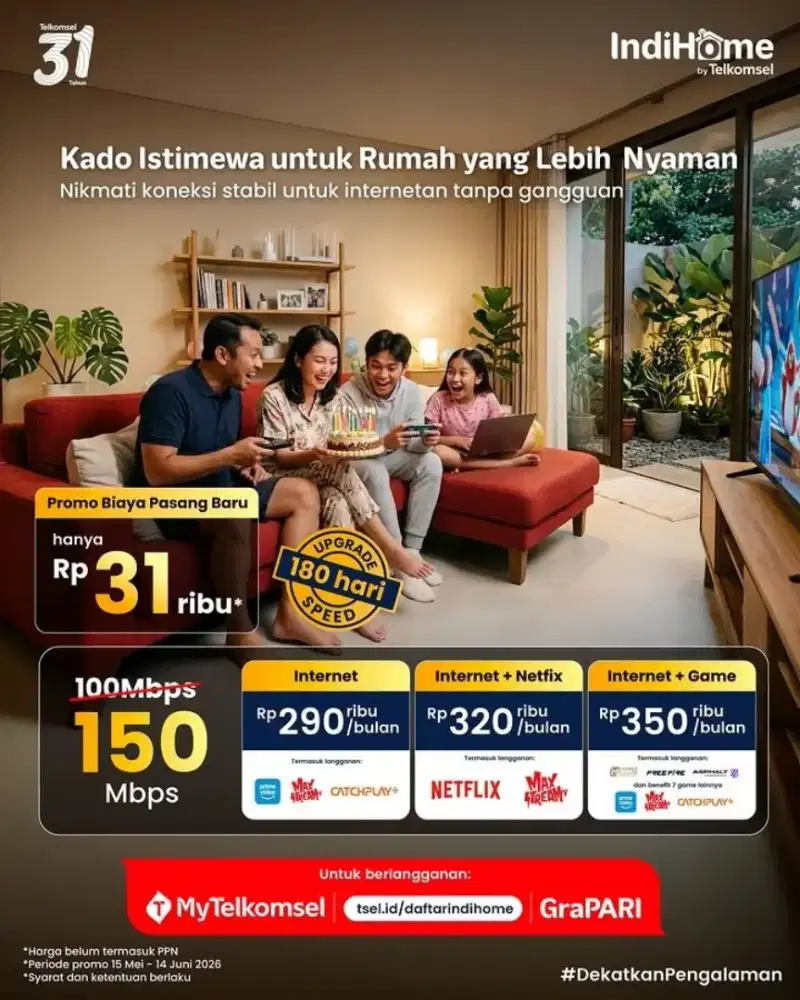 pasang baru wifi Indihome Untuk Wilayah Jakarta Barat