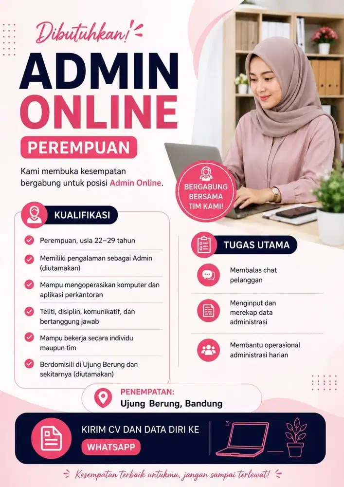 Lowongan admin online