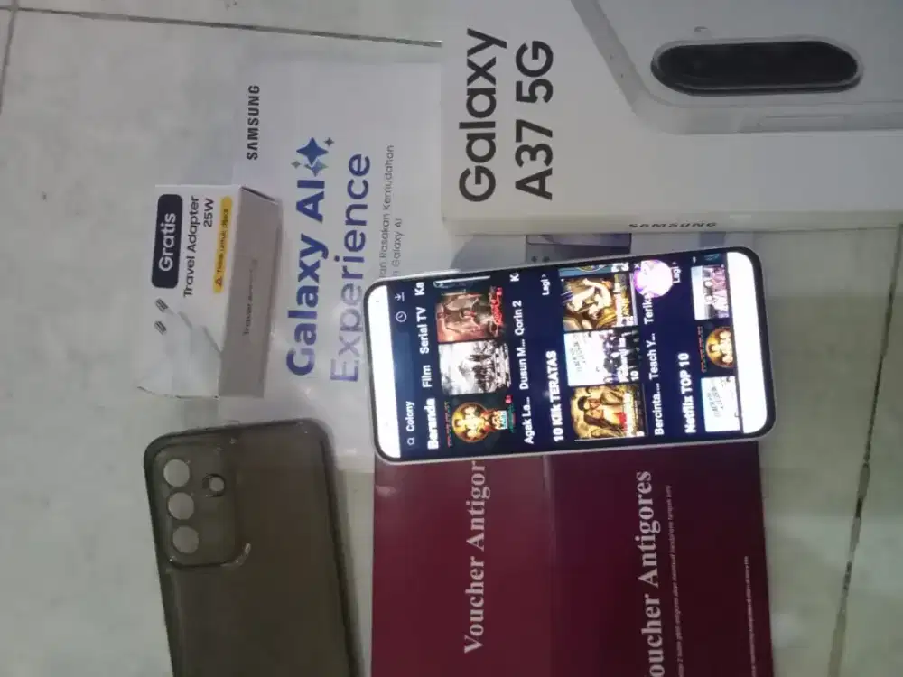 Samsung Murah A37 5G like new Garansi panjang Asli dari Samsung mulus