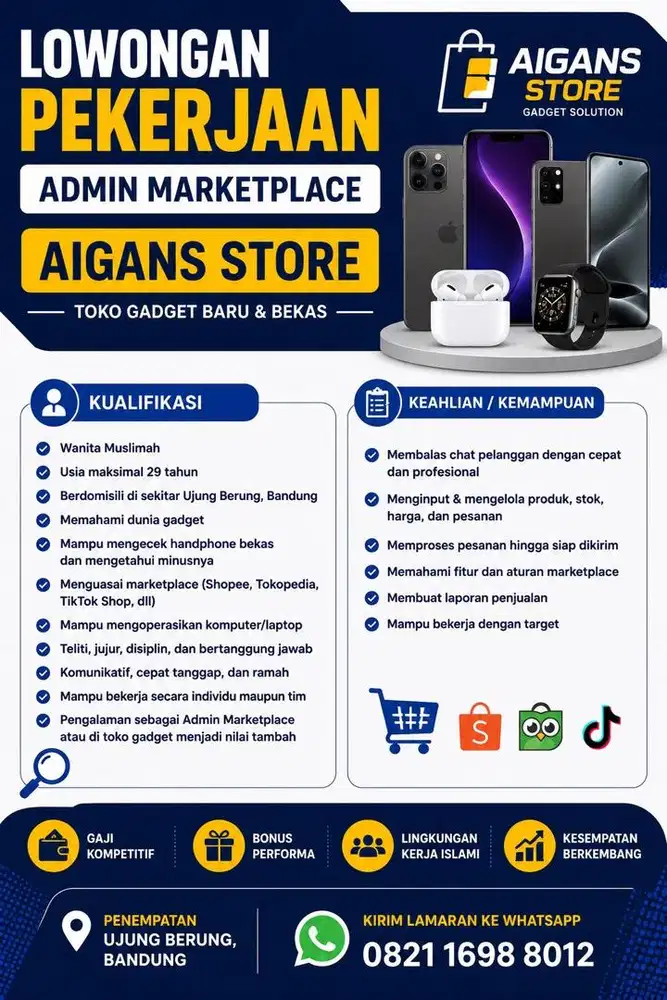 Lowngan kerja admin online