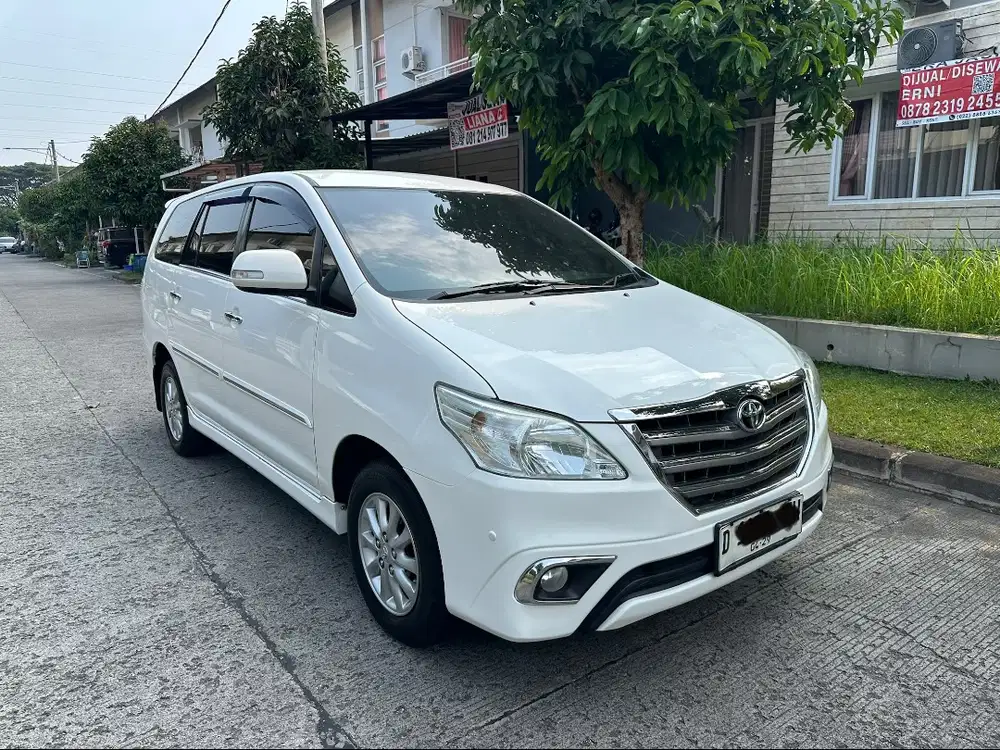 Kijang Innova V AT 2014 kM rendah putih bensin terios matic inova rush