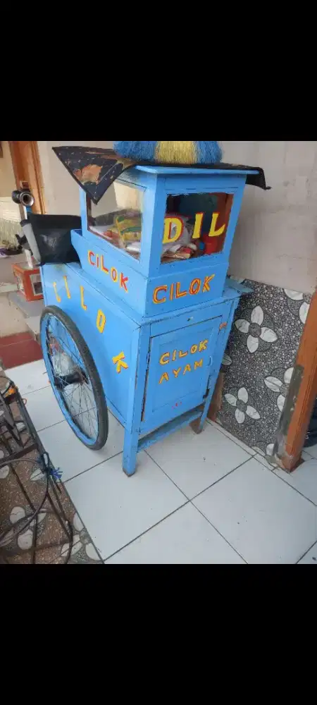 Grobak cilok bakso dll