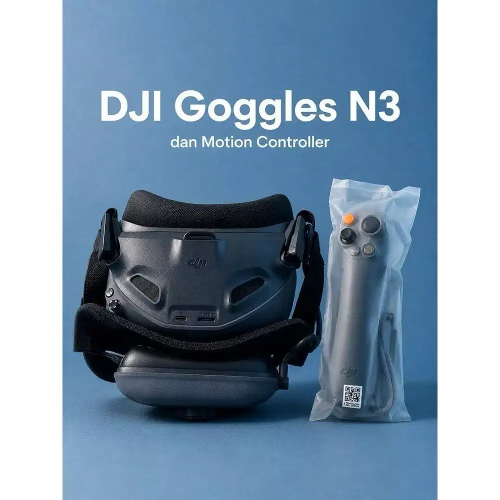 Dijual remote dji rc motion 3 dan goggles n3