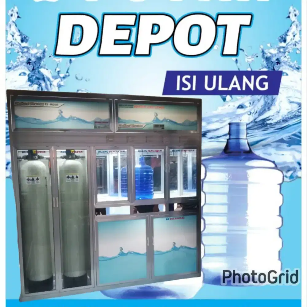 Depot air minum isi ulang