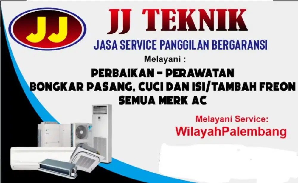 Bongkar pasang ac , cuci ac , servis , tambah freon / isi ulang freon
