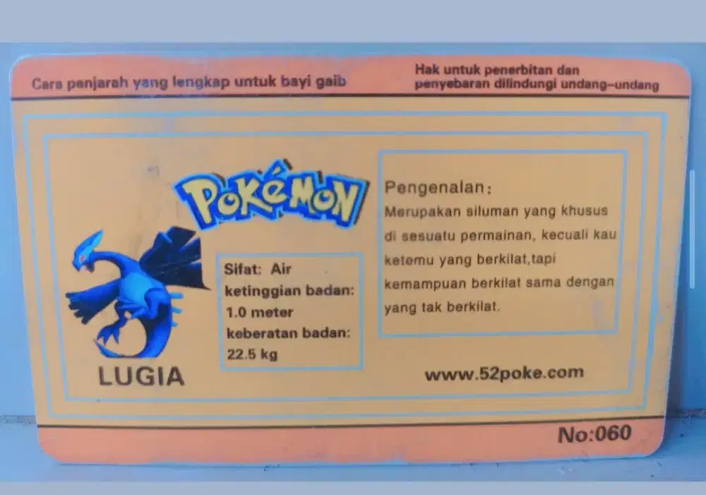 Di Jual, Pokemon Card