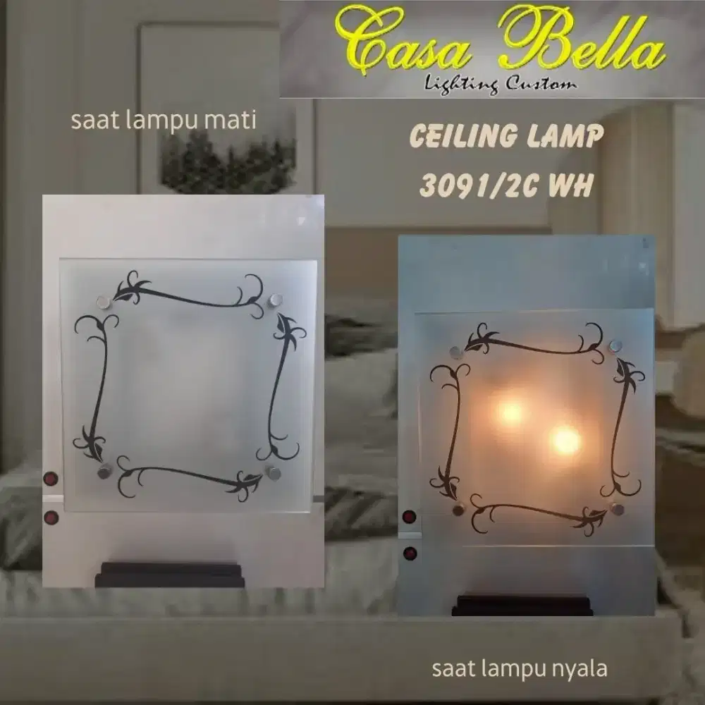 Ceiling lamp elegan minimalis