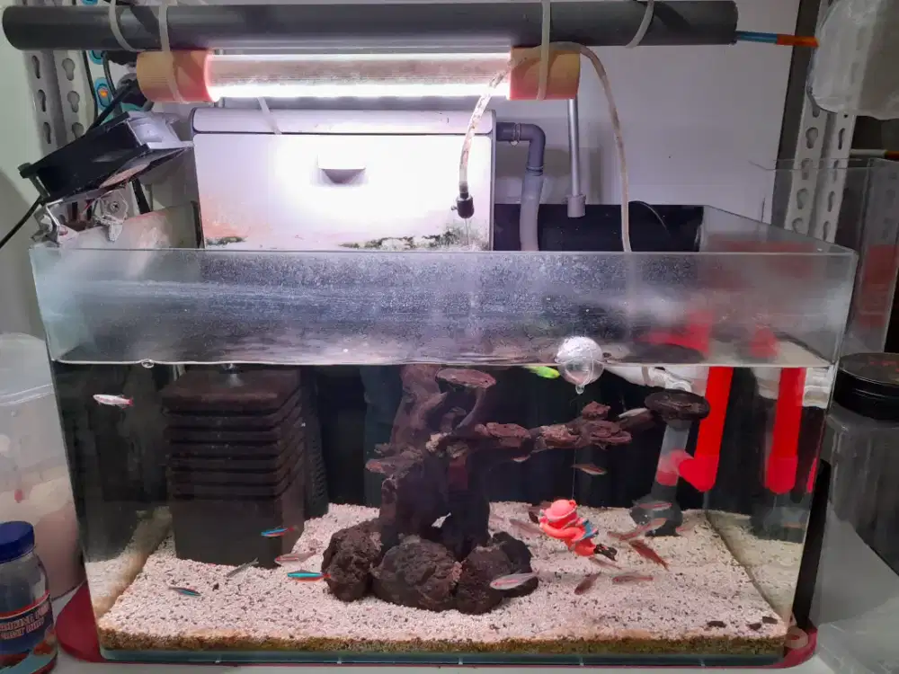 Take all aquarium 50x27x30 & semua filter geser foto ny