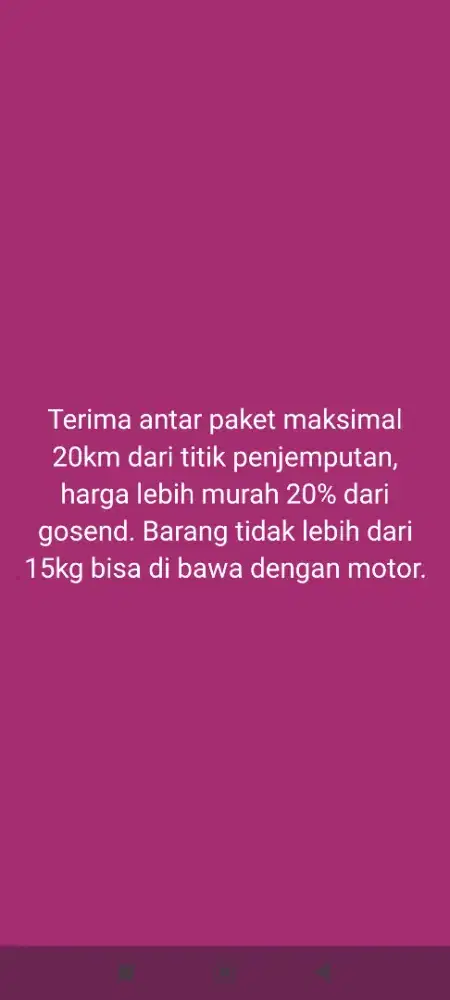 Jasa Pemgantaran Paket
