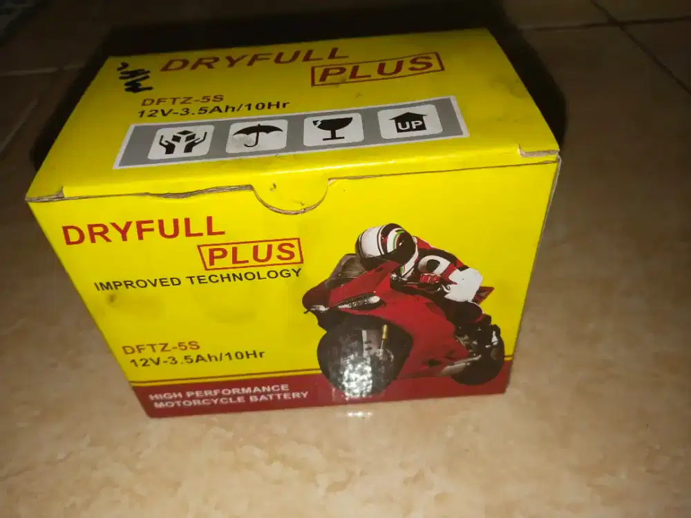 AKI MOTOR BARU SEKALI PAKAI
