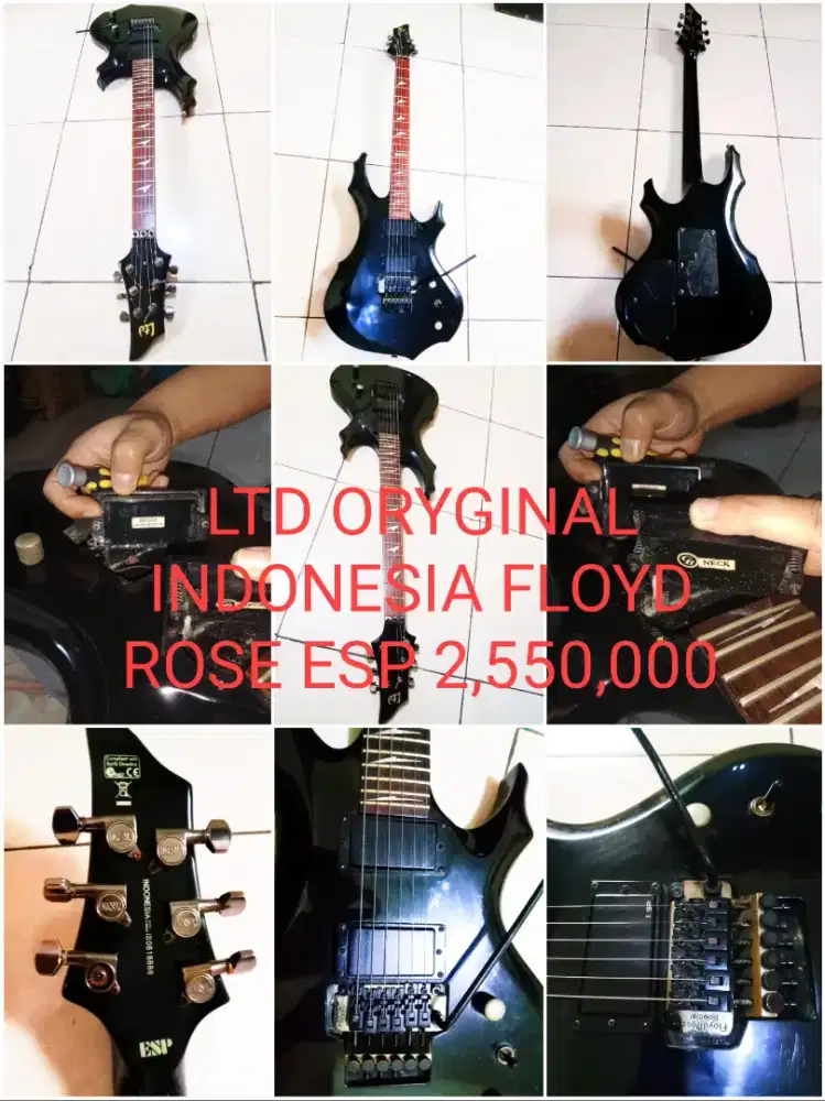 Gitar listrik LTD DR spesial oryginal Indonesia