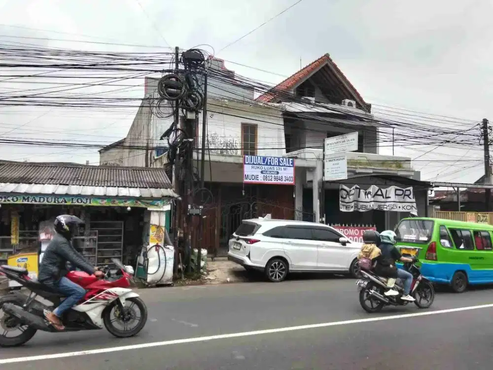 Ruko 2 lantai Loji Bogor kota. Tipe  200/130. SHM