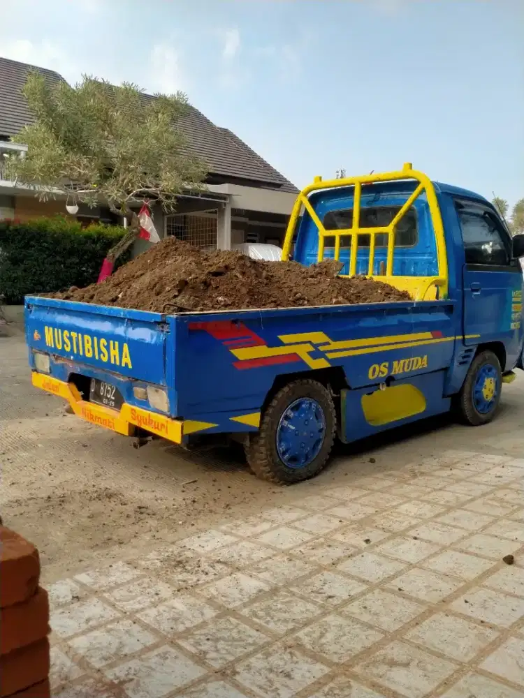 Jasa angkut & buang brangkal puing barangkal sampah daun prabotan dll