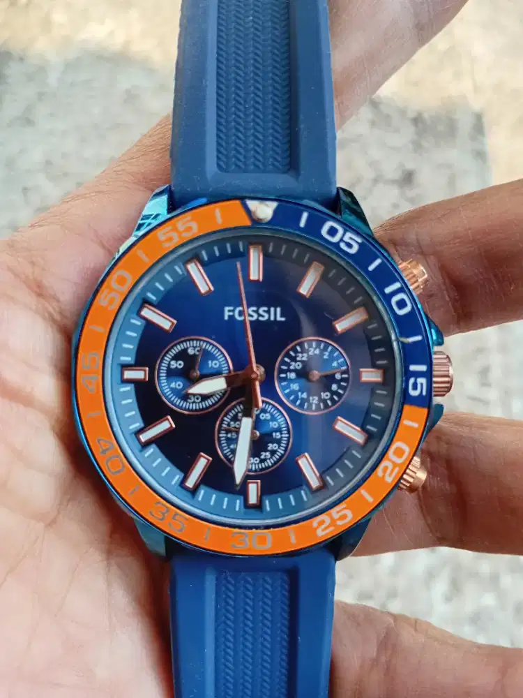 jam tangan Fossil chronograph original