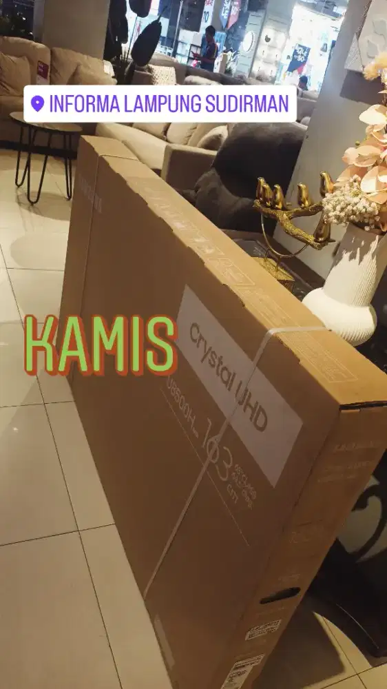 Tv samsung 65u8500H stok tersedia