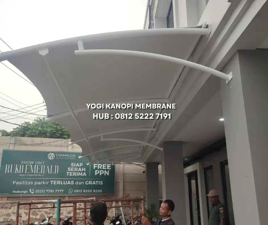 Jasa Pasang Kanopi Membrane Teras Rumah Custom