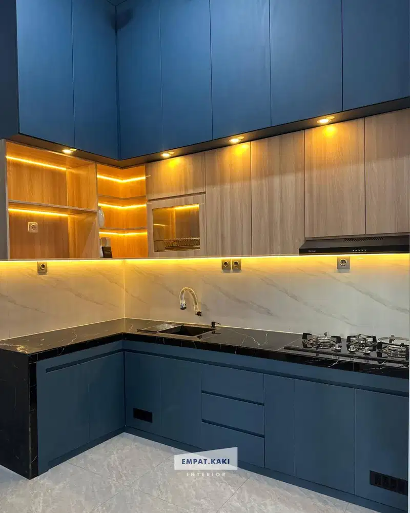 Kabinet Dapur Custom Modern Minimalis