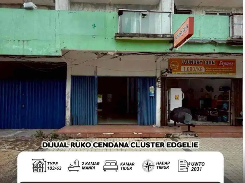 Dijual Ruko Cendana Batam Center
