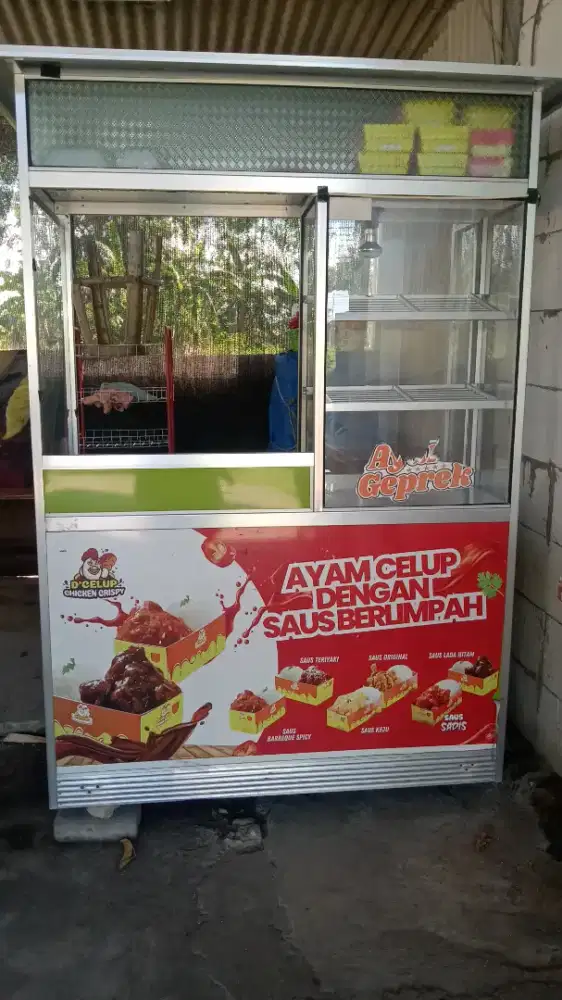 Rombong Di jual lepas stiker