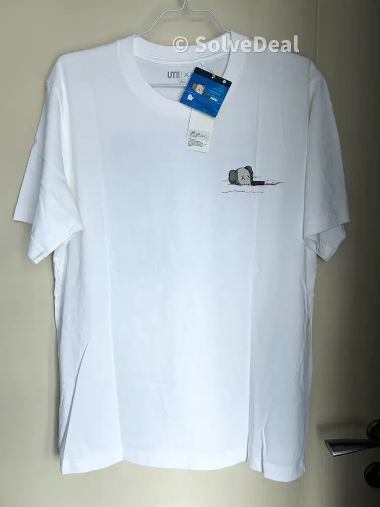 Kaos Uniqlo Kaws Artbook White Graphic Tee Original UT Collection