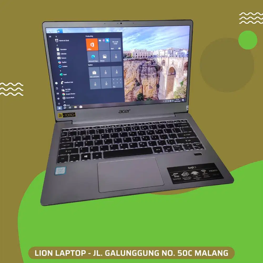 Super Slim Core i5 Gen 8 8/25 Acer Swift 3 SF313-51 [26|06]