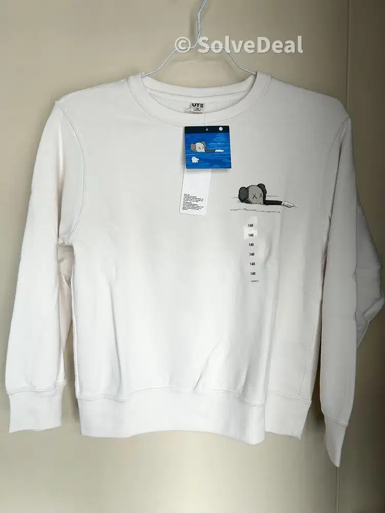 Sweater Uniqlo Kaws Longsleeve Sweatshirt Off White Kids Original